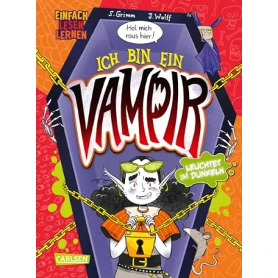 Afbeelding van Hol mich raus hier! Ich bin ein Vampir!: Einfach Lesen Lernen Befreie Vampirmädchen Vila aus diesem Buch! Interaktives Kinderbuch zum Mitmachen für Leseanfänger*innen ab 6 Jahren: 1