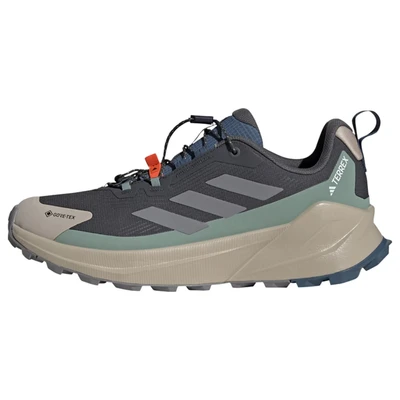 Afbeelding van Adidas Terrex Trailmaker 2 Goretex Speed LACE Outdoorschoenen, Heren, Maat: 40, Carbon/grey three/silver green Textiel/ synthetisch