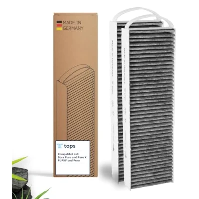 Afbeelding van Tops actieve koolfilter voor Bora Pure PUAKF 2x Hoogwaardige filter uw kookplaat met afzuiging PURU of PUXU