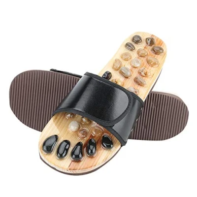 Afbeelding van Voetmassage Slippers, Kiezelsteen Acupunctuur Sandalen Voet Relax Schoenen Reflexologie Ontspannende Mat Gezondheidszorg Massage Tools Voor(39 40)