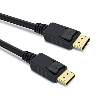 Afbeelding van PremiumCord 8K DisplayPort 1.4 kabel M/M 2 m, naar DisplayPort, 32,4 Gbps, Video @30Hz, 5K @60Hz, 4K @120Hz 2160p, HDCP 2.2, vergulde aansluitingen, zwart