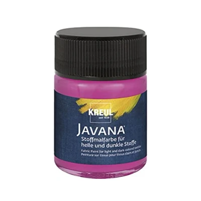 Afbeelding van Javana magenta textielverf 50ml Voor licht en donker gekleurd textiel