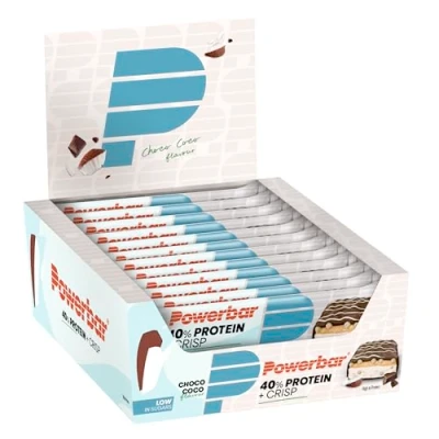 Afbeelding van Powerbar 40% Protein+ Crisp Bar 40g (12 stuks) Choco Coco