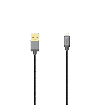 Afbeelding van Hama Usb Kabel Voor Iphone/Ipad Met Lightning Connector 2.0 Metaal 0,75 M