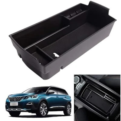 Afbeelding van Opbergdoos, organizer, houder, middenconsole, armleuning, handschoenenvak voor 5008 3008 GT 2016 2024/C5 aircross 2018 2024 / DS7 Crossback 2017