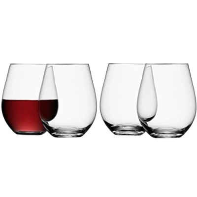 Afbeelding van L.S.A. Wine Glas 530 ml Set van 4 Stuks Transparent / Glass
