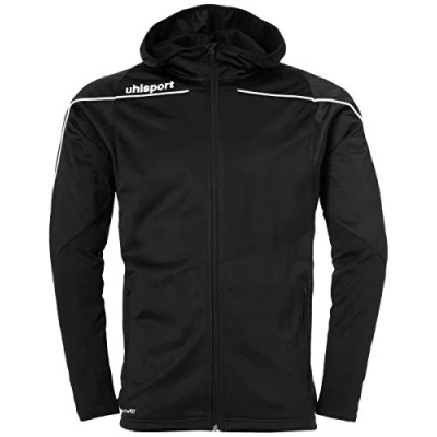 Afbeelding van Uhlsport Stream 22 Trainingsjas Met Capuchon Kind Zwart Wit Maat 116
