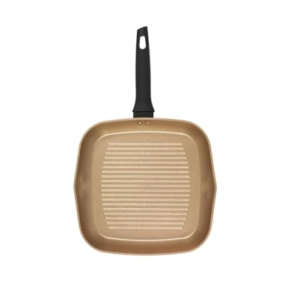 Afbeelding van Russell Hobbs bakpan Skillet 28 cm Non Stick Easy Clean Black/Gold