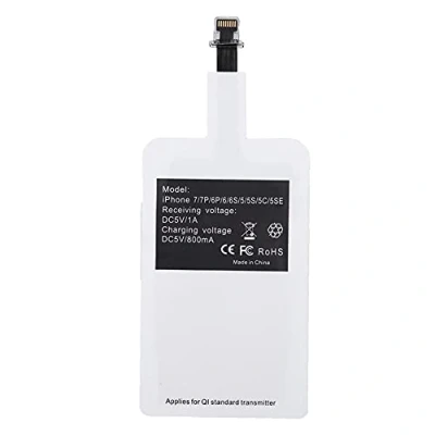 Afbeelding van Hakeeta Ultra Slim Draadloze Universele Oplader Oplaadmodule, Qi ontvanger, op grote schaal geschikt voor Android/iOS/Type C mobiele telefoon en andere telefoons (iOS)