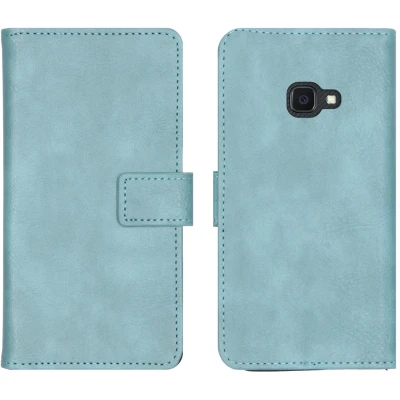 Afbeelding van Samsung Galaxy Xcover 4S Hoesje Kunstleder iMoshion Bookcase Blauw Telefoonhoesje