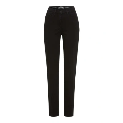 Afbeelding van Raphaela by Brax Dames Patti Straight Invisible Shape, New Authentic Denim, Slim Jeans, zwart, 31W x 30L