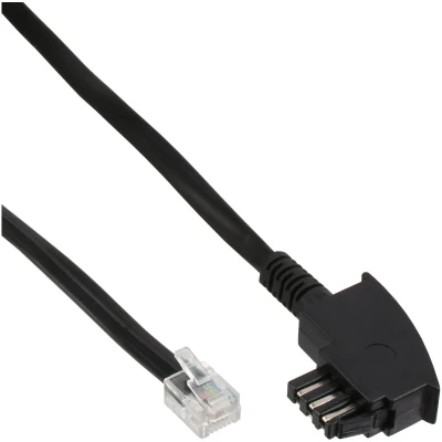 Afbeelding van InLine® TAE N kabel, naar RJ11 (6P4C), 6m