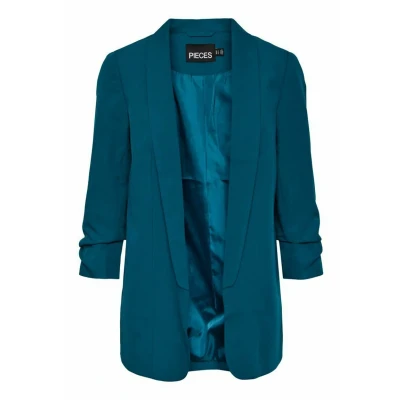 Afbeelding van Pieces Pcbosella Blazer, Dames, Maat: XS, Deep lagoon