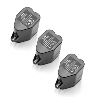 Afbeelding van vhbw 3 x NiMH accu 2000 mAh (6 V) voor robotstofzuiger Siemens VSR 8000 Sensor Cruiser zoals 2.891 029.0.