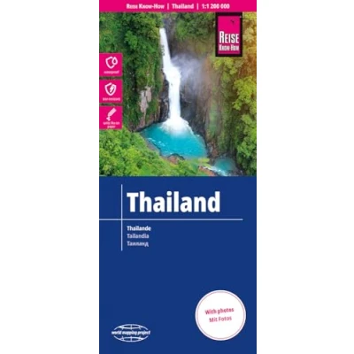 Afbeelding van Reise Know How Landkarte Thailand 1 : 1.200.000: reiß und wasserfest (world mapping project)
