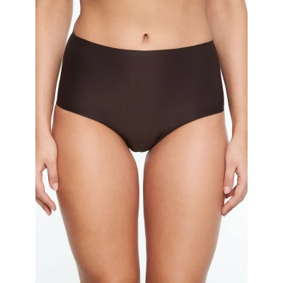 Afbeelding van Chantelle SOFT Stretch HIGH Waist Briefs Slip, Dames, Maat: One Size, Dunkelbraun