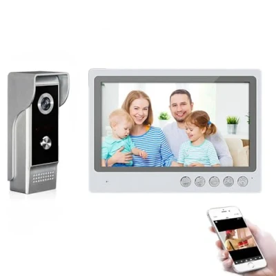 Afbeelding van FTSTech Wifi video deurintercom met 700TVL camera intercomsysteem, ondersteuning van intelligente app ontgrendeling, nachtzicht, opname, snapshot, bewegingsdetectie