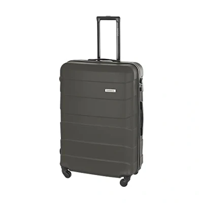 Afbeelding van BARRENS koffer, ABS materiaal, chiffrierslot, flexibele handgreep, 360 graden wielen, grafietgrijs, groß XL, koffer