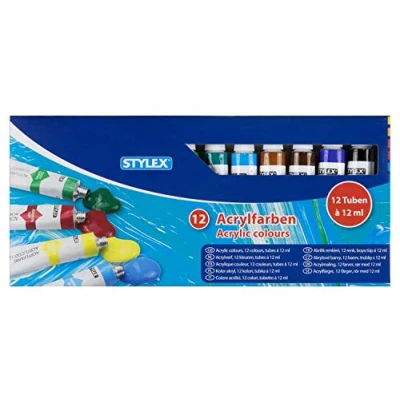 Afbeelding van Stylex Acrylverf 12Ml 12 Tubes