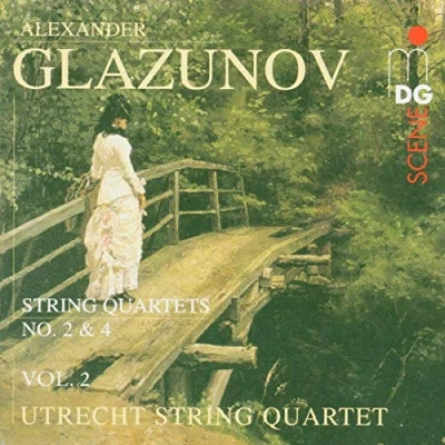 Afbeelding van Utrecht String Quartet Quartets 2 &amp; 4 Vol. (CD)