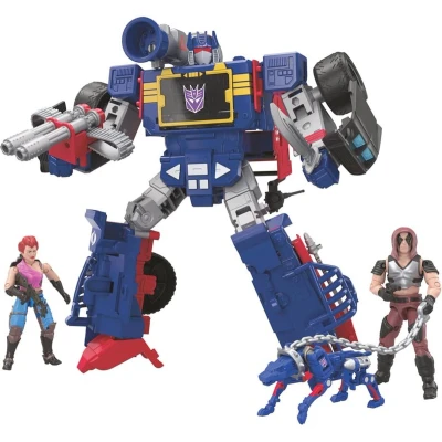 Afbeelding van Hasbro Transformers x G.I. Joe Decepticon Soundwave Dreadnok Thunder Machine With Zarana &amp; Zartan Actiefiguur Multicolours