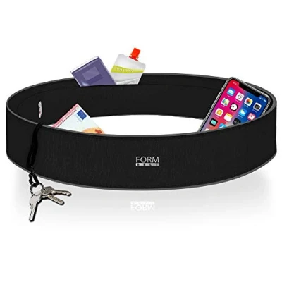 Afbeelding van Formbelt® Loopgordel mobiele telefoon smartphone iPhone 11 12 X XS XR SE 2020 Samsung Galaxy S9 S10 S20 S21 A31 Xiaomi Redmi 9 heuptas joggingbroek sport fitness hardlopen (zwart, XS)