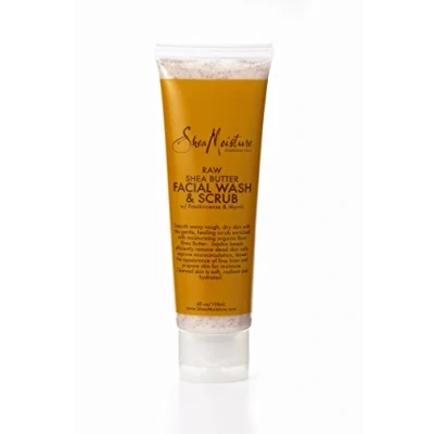 Afbeelding van SheaMoisture Face Scrub Raw Shea Butter Facial Wash &amp;
