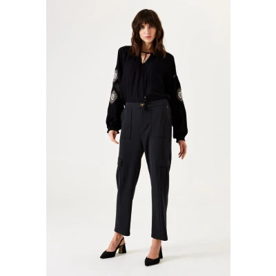 Afbeelding van GARCIA Cargo Broek Straight Fit Zwart dessin XL