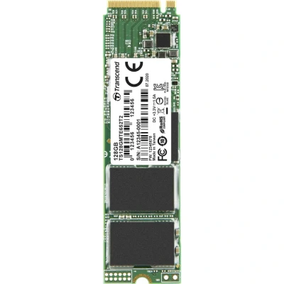 Afbeelding van Transcend MTE652T2 128 GB NVMe/PCIe M.2 SSD 2280 harde schijf PCIe NVMe 3.0 x4 Industrial TS128GMTE652T2