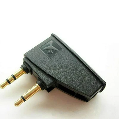 Afbeelding van BODYART Vliegtuig Audio Adapter voor Bose QC35 QC25 QC20 QC15 QC3 QC2 Hoofdtelefoon