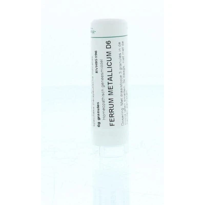 Afbeelding van Homeoden Heel Ferrum metallicum D6, 6 gram