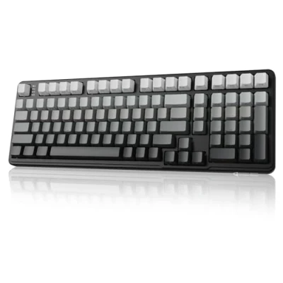 Afbeelding van ATTACK SHARK X98 102 Keys Mechanisch Draadloos/Bedraad Gamingtoetsenbord met Numeriek Toetsenblok, BT5.0/2.4G/USB C Tri Mode, Gasket Hot swap Linear Switch, 22 RGB Backlit, 4000mAh Accu Grijs