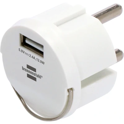Afbeelding van Brennenstuhl USB stopcontactadapter 2,4A wit 1508110
