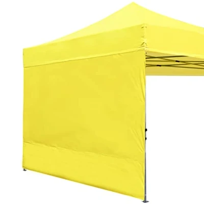 Afbeelding van ABCCANOPY Zijpaneel voor 3 x m tuinhuisje met rechte pijpen, 1 pak alleen zijwand (geel)