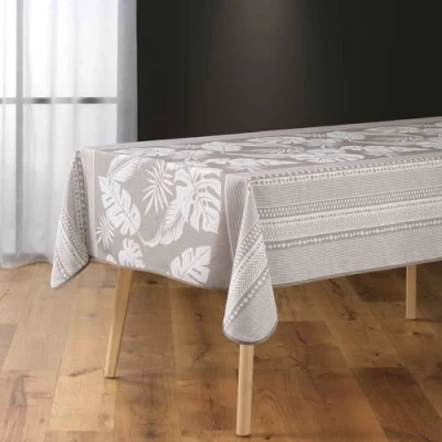 Afbeelding van Vierkante polyester tafelkleed met print AMBRINE, 150 x cm