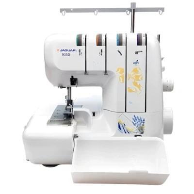 Afbeelding van Jaguar 935D Serger Overlock naaimachine, inclusief uitgebreid accessoirepakket