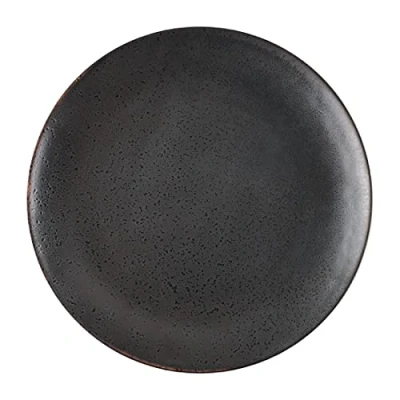 Afbeelding van Olympia Fusion ronde borden 27cm zwart (4 stuks)