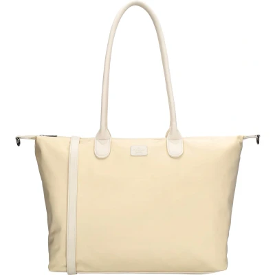 Afbeelding van Charm London Buckingham Mono Laptoptas 15,6 inch (34.5x19.4 cm) Crème
