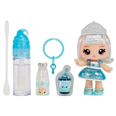 Afbeelding van YUMMILAND Lipgloss Pop Callie Verjaardagstaart Geurende Karakterpop met DIY Set Geschikt voor Kinderen Vanaf 4 Jaar