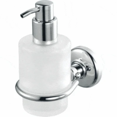Afbeelding van Geesa hotel collection zeepdispenser wandmodel 200 ml matglas