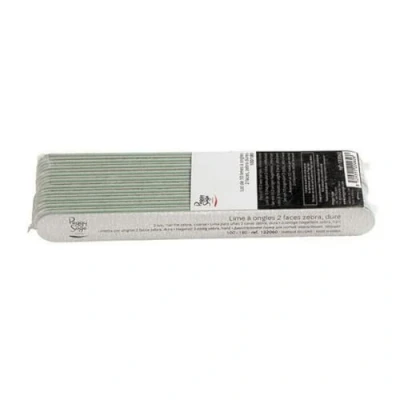 Afbeelding van Peggy Sage Zebra 2 zijdige Nagelvijl 100/180 10pcs