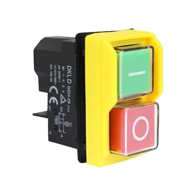 Afbeelding van Nulspanningsschakelaar machineschakelaar DZ4 230V voor gereedschapsmachine identiek KEDU KJD20 2