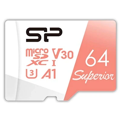 Afbeelding van Silicon Power Geheugenkaart Superior Micro SDXC 64GB UHS I A3 V30 (microSDXC, 64 GB, U3, I),