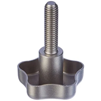 Afbeelding van Ganter Normelemente Roestvrij staal stergreepschroef GN 5334 40 M8 30 mat gestraald 1 stuk, greepdiameter d1: mm; schroefdraad: M8x30 mm