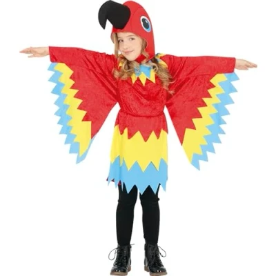 Afbeelding van Fiestas Guirca Papegaai jurk (10 12 jaar)