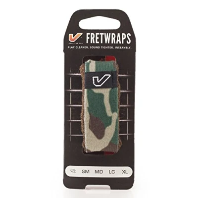 Afbeelding van Gruv Gear FretWraps Camo String Muters 1 Pack (Camo Green/Brown, Small)