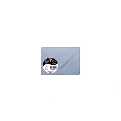 Afbeelding van Clairefontaine Ref 55720C Stuifmeelenveloppen (Pack van 20) 75 x 100mm formaat, 120gsm papier, gegomde afdichting, inkjet &amp; laser printer compatibel, zuurvrij lavendelblauw