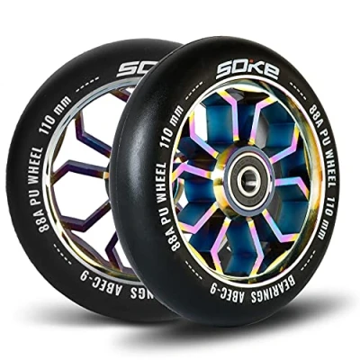 Afbeelding van Stepwielen 110 mm Rainbow 2 stuks