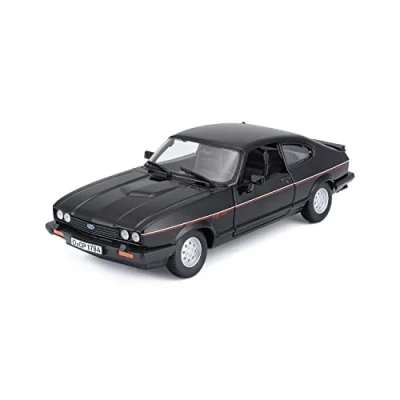 Afbeelding van Burago May Cheong GROUP BBURAGO 1/24 Ford Capri 1973, zwart, voertuig voor kinderen vanaf 3 jaar, 21093BK, zwart