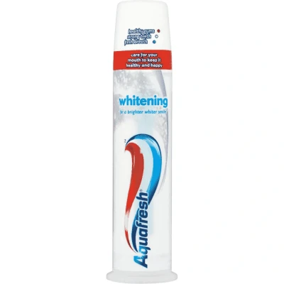 Afbeelding van Aquafresh Fresh &amp; Minty Whitening Tandpasta (Pomp) 100ml